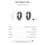New 925 Sterling Silver Black Gold Ear Buckles Simplicity Hoop Earrings Korea... Carousel 6