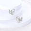 925 Sterling Silver Colourful Dragonfly Butterfly Animal Earrings For Women E... Carousel 3