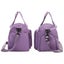 Waterproof Travel Duffle Bag Foldable with Shoe Compartment Wet Pocket-GreenPink Carousel 7