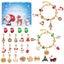 DIY Charm Bracelet Advent Calendar 24 Days Christmas Jewelry Kit-Style D Carousel 1