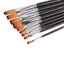 paint brushes nylon paint brushes art brushes 9 PCS Artist Professional Nylon Carousel 3
