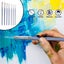 acrylic painting brush 7Pcs Painting Brush Set Wolf Hair Watercolor Acrylic Carousel 2