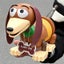 Toy Story Slinky Stretch Dog Portable Night Lamp Carousel 4