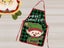 70x50CM Green Christmas Apron Funny XMAS Cooking Chef Costume Carousel 2