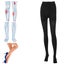 varicose veins socks panty-hose open toe panty-hose compression stockings sport Carousel 4