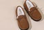 Winter Comfy Sherpa Ladies Slipper Soft Warm Moccasin Women Shoes-Dark Brown Carousel 3
