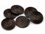 A pack of 8 wooden buttons 28mm Carousel 1