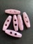 Buttons Toggles Pale Pink resin 30mm x 9mm two hole Carousel 1