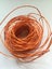 Waxed cotton 10 metres x 1mm thick orange cord Carousel 1