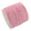 NEW COLOUR Waxed cotton 80 metres x 1mm in soft pink. Carousel 1