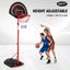 Basketball Hoop Ring Stand Portable Indoor System Net Set Outdoor 1.7m-2.3m Carousel 3