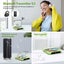 CD Player Portable with Bluetooth, Rechargeable CD Player for Car with Anti-Skip Carousel 12