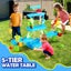 Sand Water Play Table 5 Tier Waterfall Pool Toys Sandpit Carousel 3