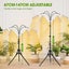 LED Grow Light Indoor Plants Full Spectrum Growing Lamp 420LEDs 200W Auto Timer Carousel 6