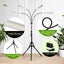 LED Grow Light Indoor Plants Full Spectrum Growing Lamp 420LEDs 200W Auto Timer Carousel 8