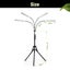 LED Grow Light Indoor Plants Full Spectrum Growing Lamp 420LEDs 200W Auto Timer Carousel 9