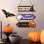 Halloween Signs Decorations,Trick or Treat Wall Hanging Door Sign,Porch Outdoor Carousel 7