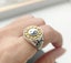 (Taichi Spinner Ring) Bagua Ring Wheel Ring Silver Ring RSV8KNG-6 Carousel 7