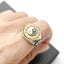 (Taichi Spinner Ring) Bagua Ring Wheel Ring Silver Ring RSV8KNG-6 Carousel 8