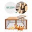 Chicken Coop,Rabbit Hutch Hen Poultry House Cage Wood Carousel 9