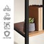 Bookshelf Display Tier Shelf CD DVD Photo Storage Media Rack Plant Ornament Hold Carousel 10
