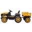 Kids Ride on Tractor Remote Control 12V Battery Electric Car Toy Vehicle Trailer Carousel 12