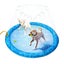 Pet Dog Sprinkler Splash Pad Mat,Sprinkler Pool Carousel 6