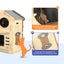 Cat House Condo,Indoor Kitty Scratching Playhouse Carousel 9