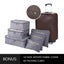 4PCS Luggage Suitcase Trolley Set Carousel 11