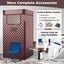 3L Home Portable Steam Sauna Tent w/Remote Control Foldable Chair Foot Massager Carousel 4
