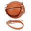 basketball shaped bag basketball one shoulder bag basketball messenger shoulder Carousel 8
