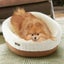 Heated Dog Cat Bed Pet Puppy Kitten Heater Washable Calming Heating Warmer Nest Carousel 6
