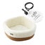 Heated Dog Cat Bed Pet Puppy Kitten Heater Washable Calming Heating Warmer Nest Carousel 14