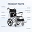 Foldable Wheelchair Wheel Chair Carousel 7