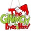 Christmas Grinch Decorations Hanging Door Sign Carousel 8