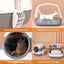 Cat Litter Box with Lid and UV, Portable Kitty Litter Box with Scoop Carousel 7