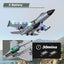 RC Plane 2.4GHz 4 Channel Remote Control Airplane Fighter Toys,Easy to Fly Chrit Carousel 9