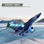 RC Plane 2.4GHz 4 Channel Remote Control Airplane Fighter Toys,Easy to Fly Chrit Carousel 10