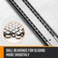 2X Drawer Slide Runner Cabinet Guide Track 1000mm Carousel 9
