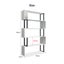 Bookshelf Display 5 Tier Shelf S Shape CD DVD Photo Storage Media Rack Plant Carousel 6