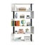 Bookshelf Display 5 Tier Shelf S Shape CD DVD Photo Storage Media Rack Plant Carousel 11