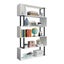 Bookshelf Display 5 Tier Shelf S Shape CD DVD Photo Storage Media Rack Plant Carousel 12