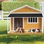 Pet Dog House,Pet Dog Kennel Wooden Carousel 9