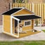 Pet Dog House,Pet Dog Kennel Wooden Carousel 12