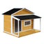 Pet Dog House,Pet Dog Kennel Wooden Carousel 14