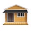 Pet Dog House,Pet Dog Kennel Wooden Carousel 15