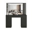 Dressing Table Set with Mirror Black Carousel 10