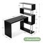 Computer Desk with Hutch 4 Tier Bookshelf Carousel 4