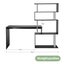 Computer Desk with Hutch 4 Tier Bookshelf Carousel 5
