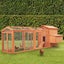 Wooden Chicken Coop,Rabbit Cage,Hen House Hutch Poultry 284cm Petscene Carousel 11